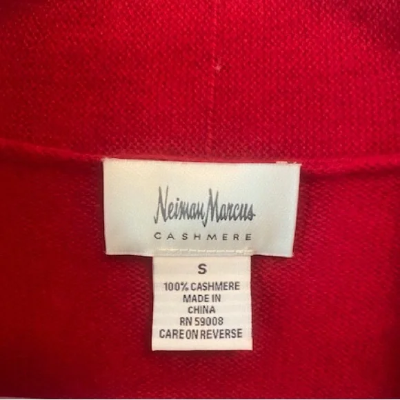 Neiman Marcus Cashmere Cardigan Sweater SzSM - Picture 3 of 5